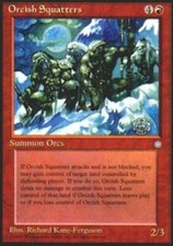 Orcish Squatters ~ Lightly Played Ice Age MTG Magic UltimateMTG Red Card