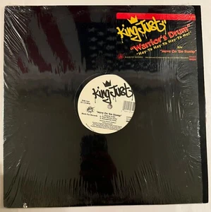 KING JUST – WARRIOR'S DRUM / MOVE ON 'EM STOMP - VINYL EP BLACK - VG+ - A23 - Picture 1 of 2