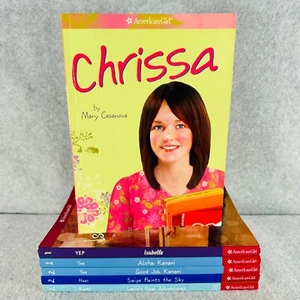 American Girl GIRL OF THE YEAR Book Lot 6 Paperbacks Chrissa Isabelle Kanani - Picture 1 of 12