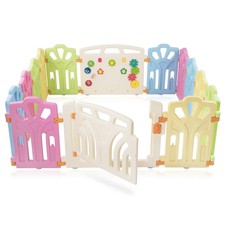 BOX BAMBINO BIMBO NEONATO RECINTO SICUREZZA CON PORTA MODULABILE ESPANDIBILE