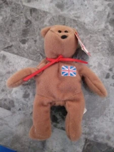 Error Tag 1993 Ty Beanie Baby Britannia Misprint "OAK BROOK" - Picture 1 of 3