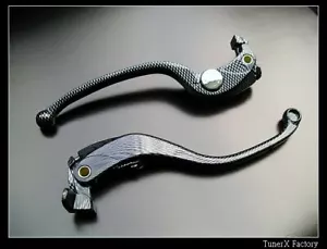 CARBON Style B&C LEVERS FIT KAWASAKI Ninja ZX-14R 2006-2016 15 BRAKE & CLUTCH ++ - Picture 1 of 4