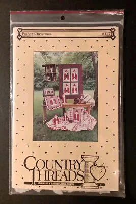 Vintage Country Threads Quilt & Decorator Pattern FATHER CHRISTMAS #117 - Image 1 of 3