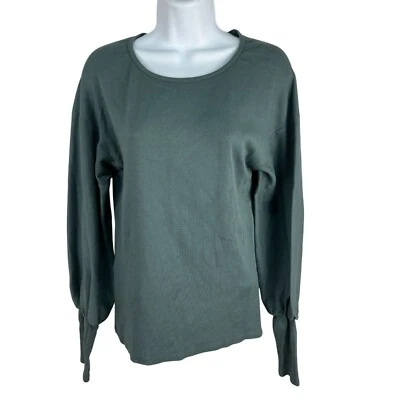 Michael Stars Лос-Анджелес длинным рукавом вязаный свитер размер M хлопок и модальная смесь - Изображение 1 из 4