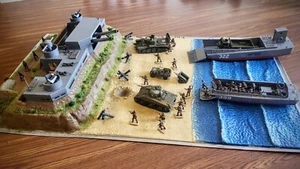 Pro Built D-day Diorama 80th Anniversary Museum Quality Miniatures Airfix - Picture 1 of 22