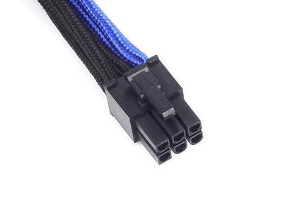 Silverstone Black/Blue PP07-IDE6BA Cable,1 x 6pin to PCI-E 6pin connector - Image 1 of 2
