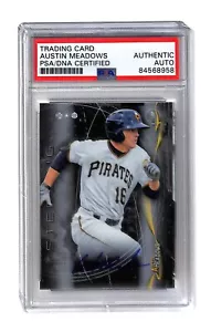 Austin Meadows Signed 2014 Bowman Sterling #BSPZ-AME Autographed Pirates PSA/DNA - Picture 1 of 2