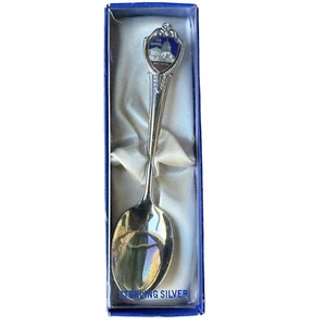 US Capitol Washington DC Souvenir Löffel Sterling Silber Vintage Sammler 12,6 g - Bild 1 von 10