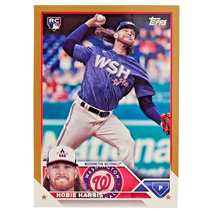 2023 Topps Update Hobie Harris #US294 RC Rookie Gold Parallel #/2023