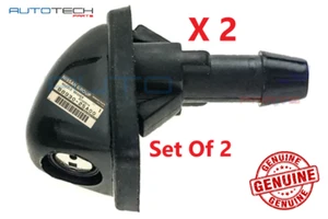 NISSAN PATROL GQ Y60 NEW GENUINE WINDSCREEN BONNET WASHER JET NOZZLE SET OF 2 - Picture 1 of 2