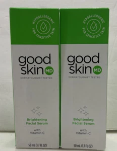 Good Skin MD 1.7oz SMOOTHING FACIAL SERUM with Vitamin B3 sensitive skin 2 PACK - Picture 1 of 1