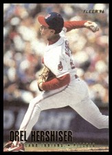 1996 Fleer #87 Orel Hershiser Cleveland Indians