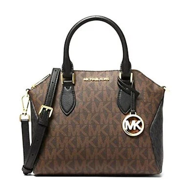 Bolso Mensajero Michael Kors Coraline Mediano Logo 38S1C2CM6B-212 Foto 1 de 4
