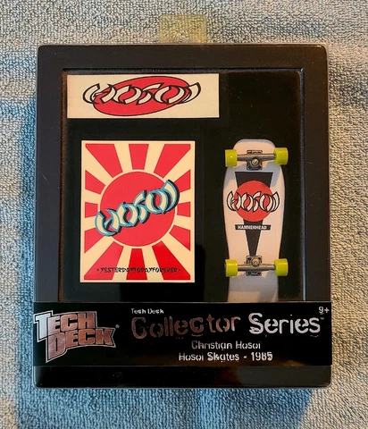 Tech Deck Collector Series Christian Hosoi-Hosoi Skates 1985 New in sealed box Cover