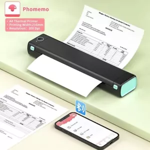 Wireless Bluetooth A4 Thermal Printer Phomemo M08F for Brother PJ-722 PJ-763 - Picture 1 of 10