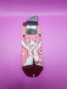 SPY X FAMILY ANYA NO SHOW SOCKS ONE PAIR NEW size 5-10 - Picture 1 of 2