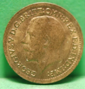 Great Britain 1913 1/3 Farthing, KM823, Uncirculated, 6-18 - Picture 1 of 2