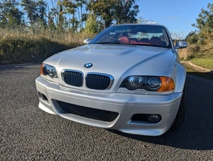 BMW E46 M3 2004 Titan silver/red leather/manual/non-sunroof - Picture 1 of 19