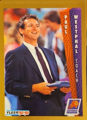 1992 Fleer #184 Paul Westphal mint t - Image 1 of 2