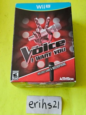 Nintendo Wii U Game--The Voice I Want You w/Microphone - Nintendo Wii U Complete - Image 1 of 4