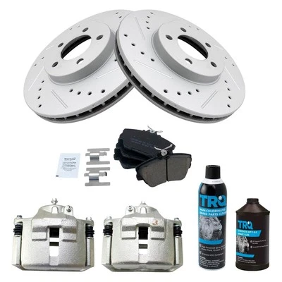 TRQ BRA71657 Brake Kit For Lincoln Continental 2002 Front F3LY2001A Foto 1 de 4