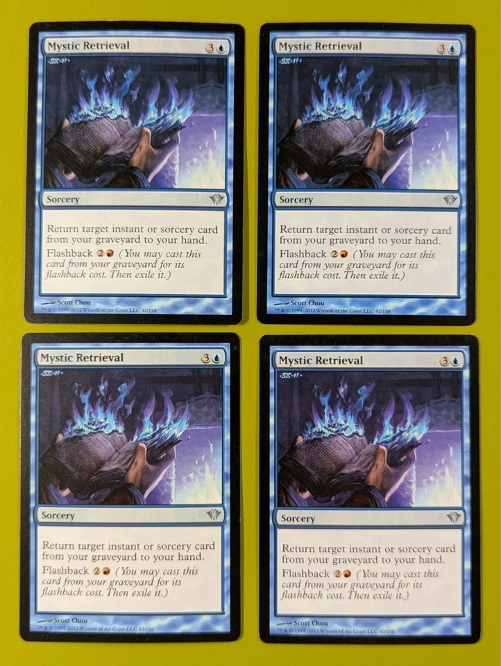 Mystic Retrieval x4 Dark Ascension 4x Playset Magic the Gathering MTG - Image 1 of 1