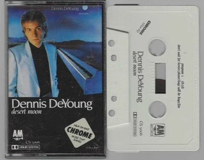 Dennis DeYoung Desert Moon (Cassette, 1984 A&M) VG-VG+ - Image 1 of 3