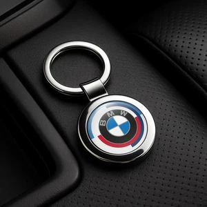 BMW Classic Metal Keychain | Car Logo Keyring | Auto Key Fob Charm - Picture 1 of 3