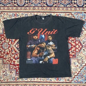 2000’s 50 Cent G Unit Beg For Mercy T Shirt Size Large Black Hip Hop Rap - Picture 1 of 7
