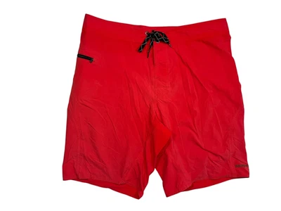 PATAGONIA Rojo Nylon/Spandex VERANO BOARD SHORTS Surf Playa Piscina Baúles Para Hombre 36 Foto 1 de 4