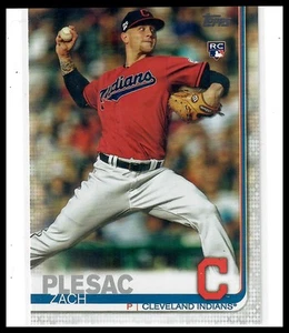 2019 Topps Update #US19 Zach Plesac Cleveland Indians RC Rookie - Picture 1 of 2
