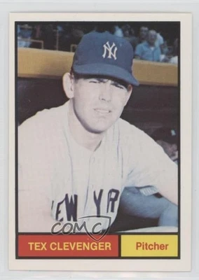 1982 Renata Galasso 1961 World Champions: New York Yankees Tex Clevenger #20 - Image 1 of 2