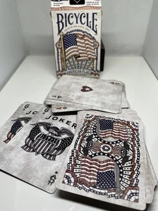 Bicycle American Flag Deck Patriotic Independence Day Playing Cards USA July 4th - Picture 1 of 6