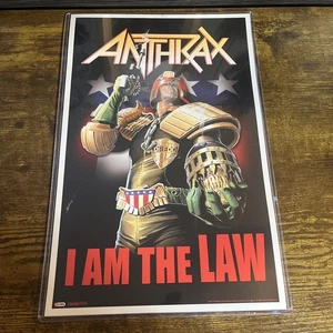 Anthrax POSTER I AM THE LAW Judge Dredd - Thrash Metall Wandkunstdruck 11x17 - Bild 1 von 4