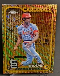 Béisbol 2024 Topps Colección Dorada Lou Brock Onda Dorada Cardenales de San Luis - Imagen 1 de 3