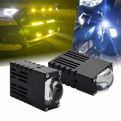 2Pcs 5500K 3000k Car Led Headlight Bumper Fog Lamps  Car Motorcycle - Image 1 of 4