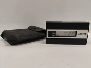 LUMITIME Tamura Portable Battery Alarm Travel Clock & Original Case Vintage - Picture 1 of 15