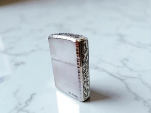 ZIPPO Lighter No.6886 Tested Works Silver Vintage Style Used Japan Authentic - Picture 1 of 22