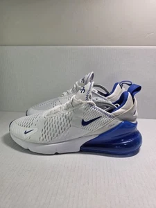 Nike Air Max 270 “White Royal Blue” Kentucky Men’s Sz 10.5 - Picture 1 of 9