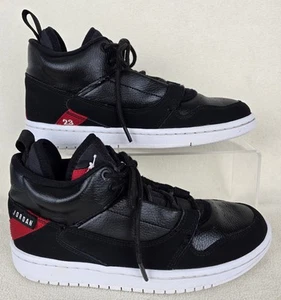 Scarpa da basket Nike ragazzo 4 anni Air Jordan Fadeaway nera sneaker media AO1331-016 - Foto 1 di 9