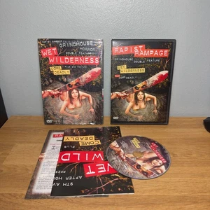 Grindhouse Double Feature Wet Wilderness and Come Deadly DVD Horror Slasher - Picture 1 of 5
