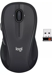 Logitech M510 Wireless Laser Mouse for PC/MAC with Unifying Receiver - Gray -New - Picture 1 of 14