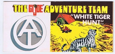 Cómic Hasbro 1970 #7436 GI Joe AT Adventure Team White Tiger Hunt Foto 1 de 3