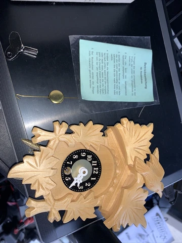 betriebsanleitung Mini  Cucko clock W Key Wind Up Germany Made Cover