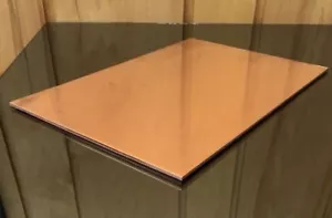 PLACA CHAPA COBRE 1/8" NUEVA 8"x12" .125 GROSOR *TAMAÑOS PERSONALIZADOS DISPONIBLES* - Imagen 1 de 4