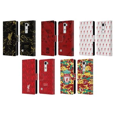 LIVERPOOL FC CREST & LIVERBIRD PATTERNS 1 PU LEATHER BOOK CASE FOR LG PHONES 2 - Image 1 of 4