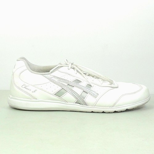 Scarpe da ginnastica Asics Cheer 8 Q654Y da donna bianche leggere leggere taglia 9
