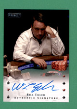 2010 Razor Poker Bill Edler ON CARD Auto Authentic Signature #2 JS #3