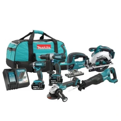MAKITA CANADA 18V LXT 6PC CORDLESS Combo Kit - Image 1 of 4