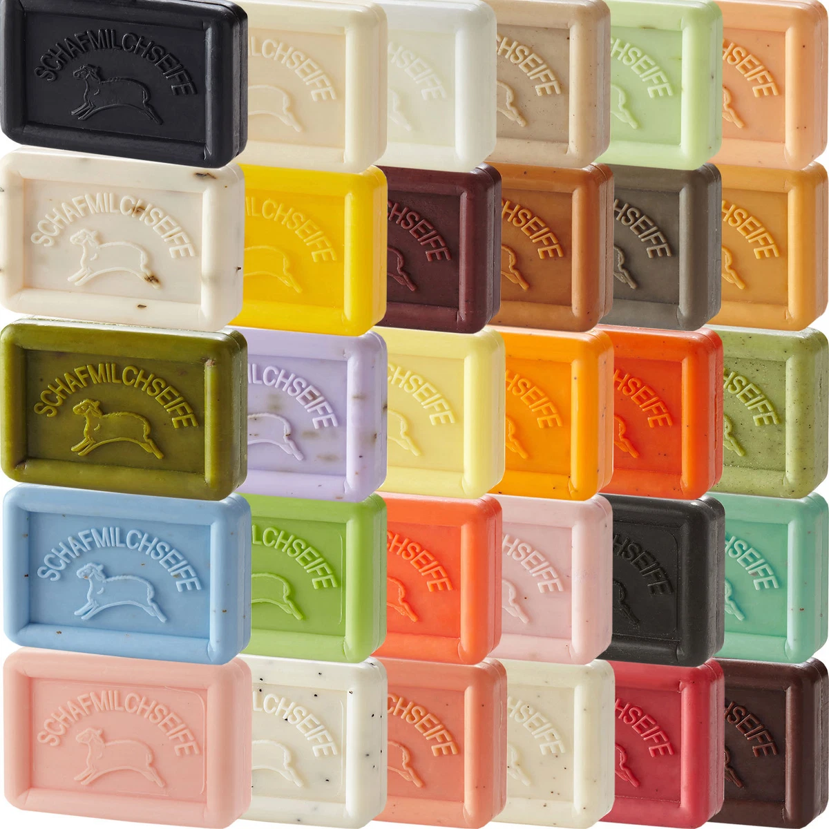 Ovis Naturseife Schaf-Form – Rosmarin & Orange, 100 G, Ohne Chemische Zusätze